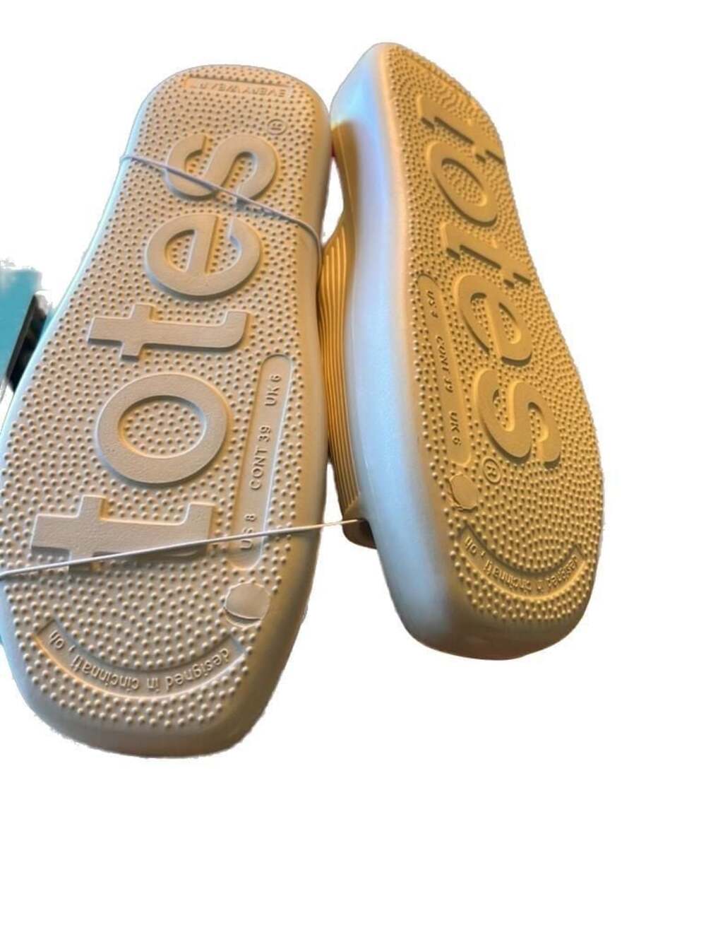 Totes Everywear Women's Ribbed Platform Slide Sandals - Picture 2 of 4